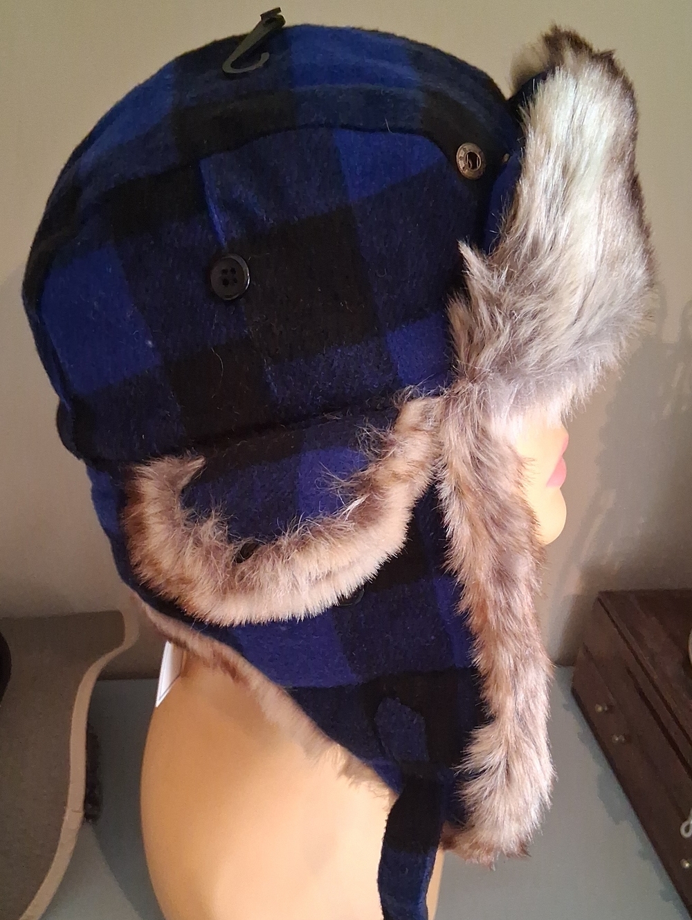 Faux Fur Trapper Hat.